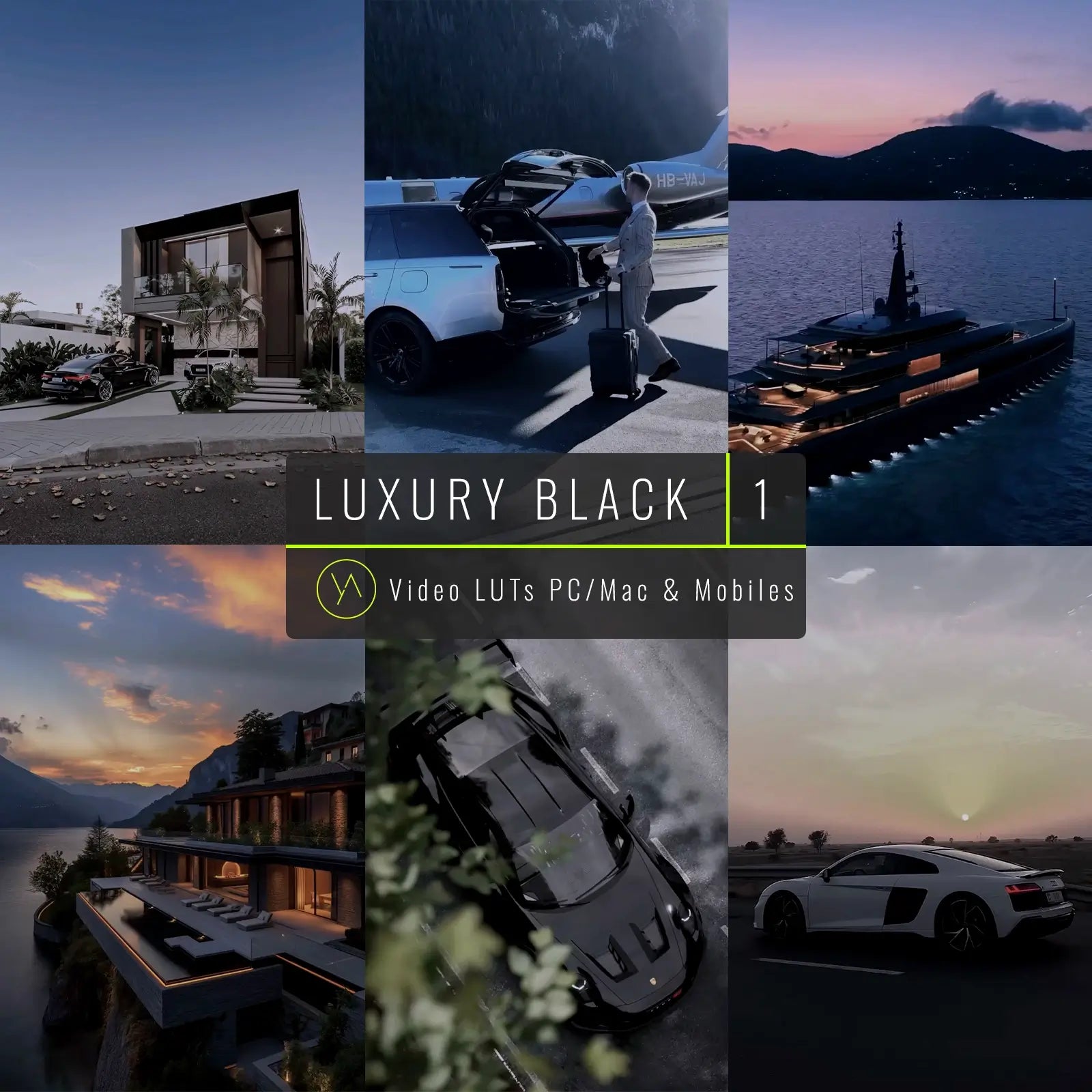 Luxury Black LUT Preset Vidéo - vazy Creator (1)