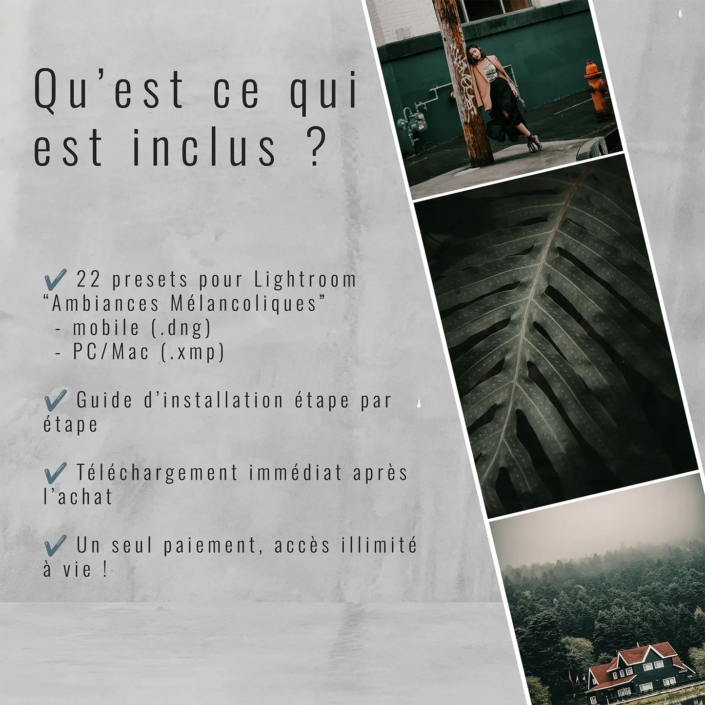 Ambiances Mélancoliques - Presets Lightroom PC/Mac & Mobiles - vazy Creator (3)