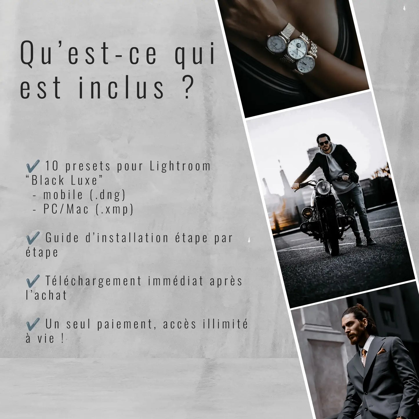 Black Luxe - Presets Lightroom PC/Mac & Mobiles - vazy Creator (3)