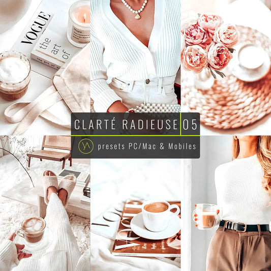 Clarté Radieuse - Presets Lightroom PC/Mac & Mobiles - vazy Creator (1)